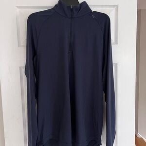 Lululemon Drysense Half Zip - Size Large, Navy Blue